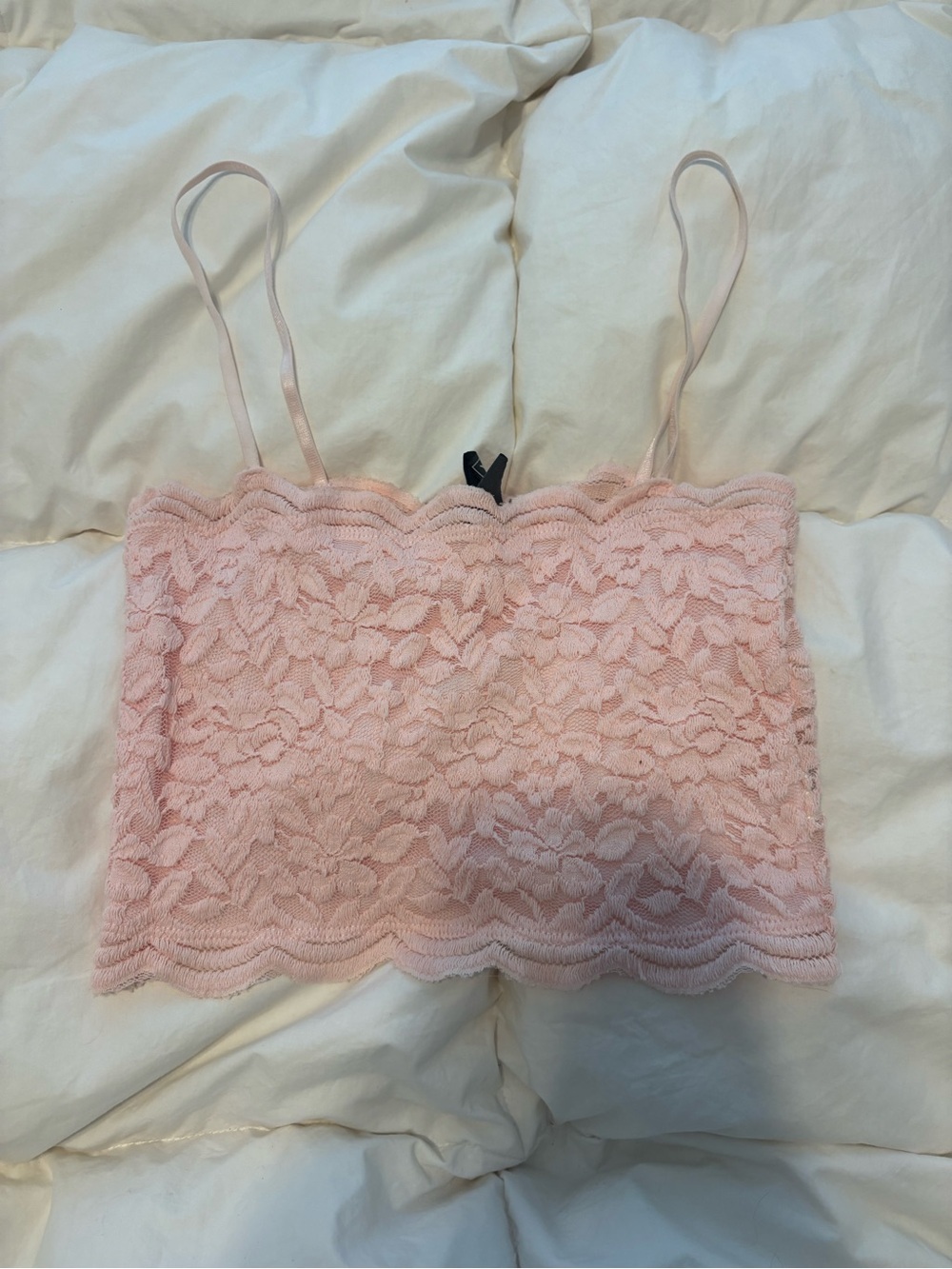 Alya Blush Pink Lace Bralette